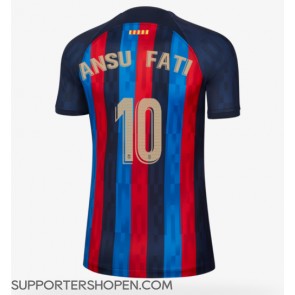 Barcelona Ansu Fati #10 Hemma Matchtröja Dam 2022-23 Kortärmad